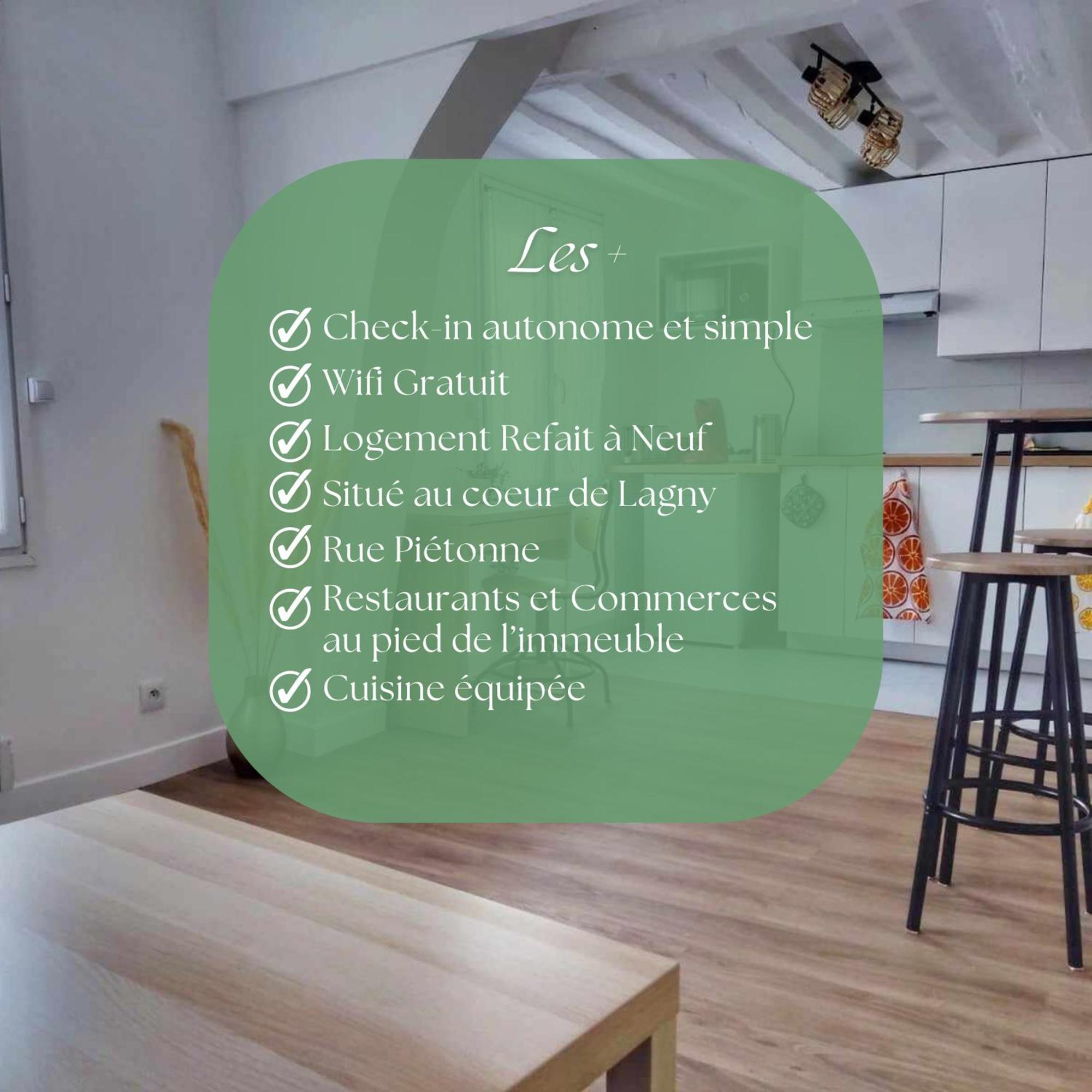 Appartement Au P'Tit Lagny - Rue Pietonne Extérieur photo